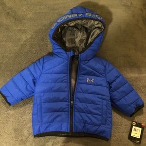 Brand new Under Armour coat with tags! Size 3-6mos